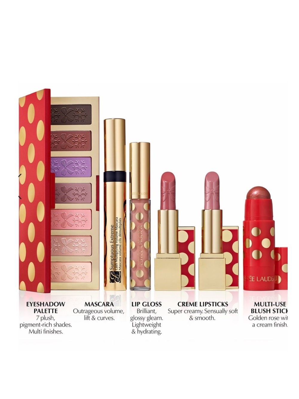 Estée Lauder Holiday Blockbuster 6 piece Full Size Glam Makeup (Cool) Set ~ New
